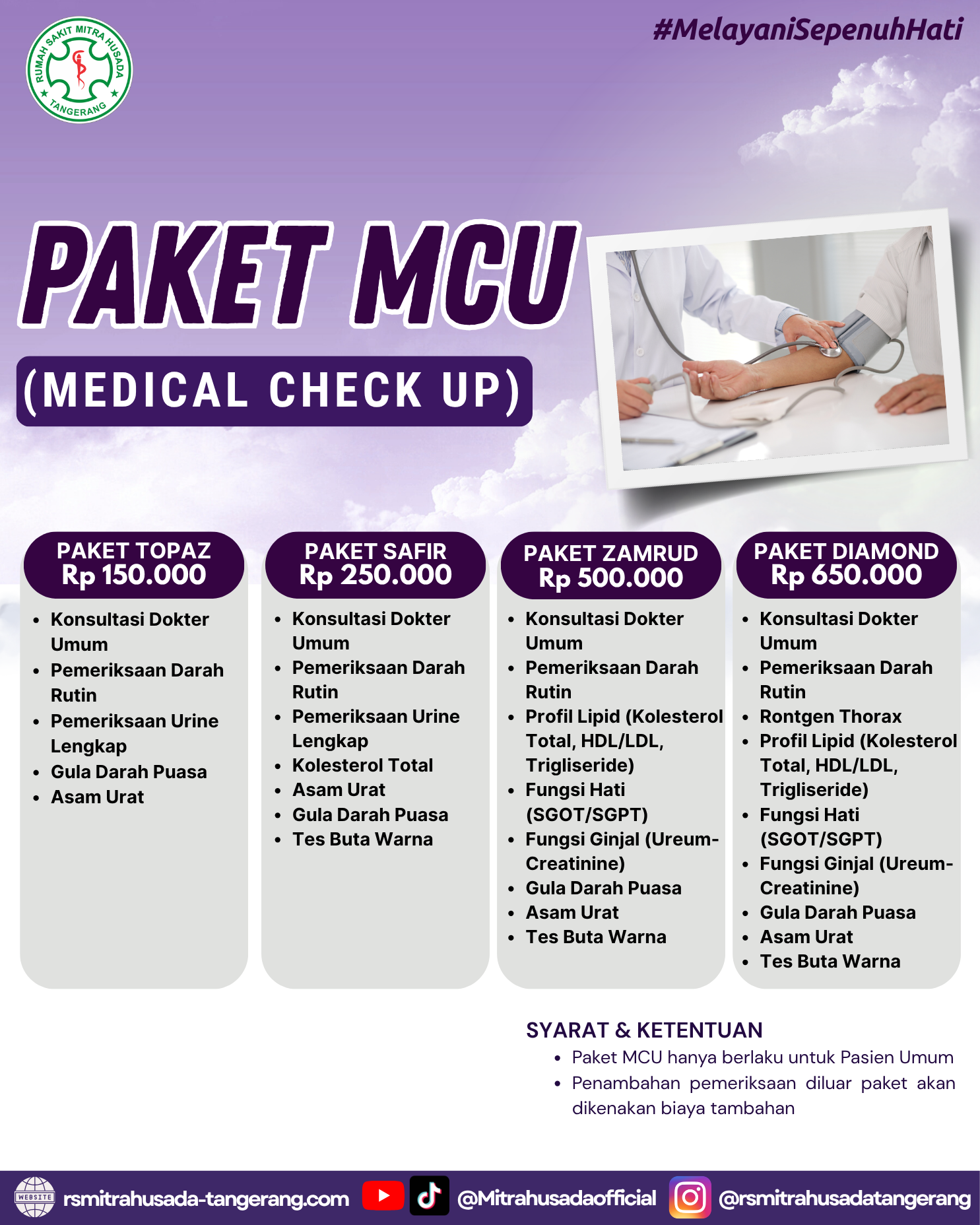 Paket Medical Check-Up (MCU) Umum